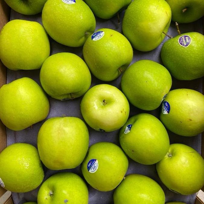 Fruting- Buah Apel Granny Smith / Buah Apel Granny Hijau / Apel Hijau Import