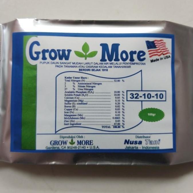 Pupuk Growmore Daun 32-10-10