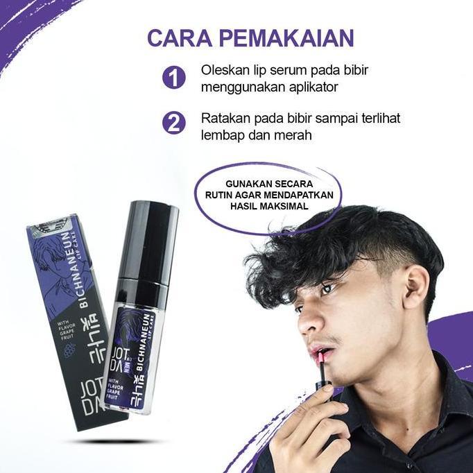 Lipcolor- Jotdamen Bichnaneun Lipcare With Flavor Grape Fruit - Perawatan Bibir Pria Untuk Bibir Hit