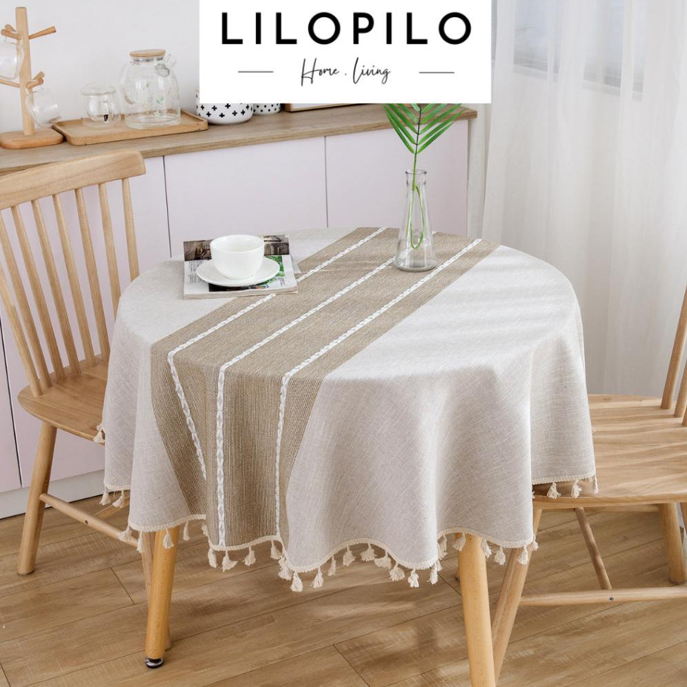 Taplak Alas Meja Makan Bundar Meja Makan Bulat Bahan Kain / Round Tablecloth DISKON