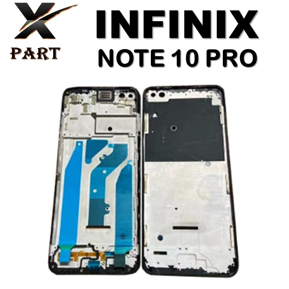 FRAME LCD INFINIX NOTE 10 PRO FRAME BEZZEL TULANG TENGAH ORIGINAL ORI 100%
