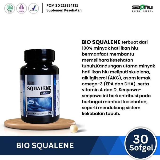 NEW BIO SQUALENE PENYUBUR SPERMA KOSONG AZOOSPERMIA DARI MINYAK IKAN HIU ORI