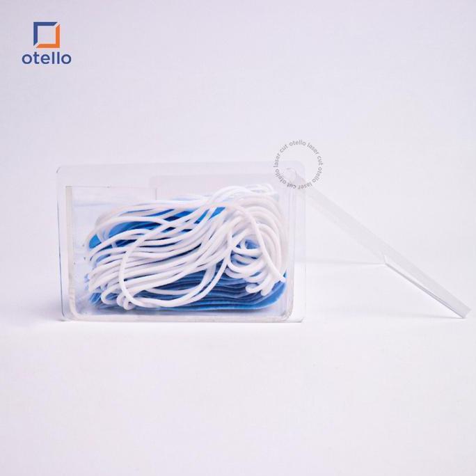 Sfp- Kotak Masker Akrilik Tempat Penyimpanan Mask Box Acrylic Storage Wadah