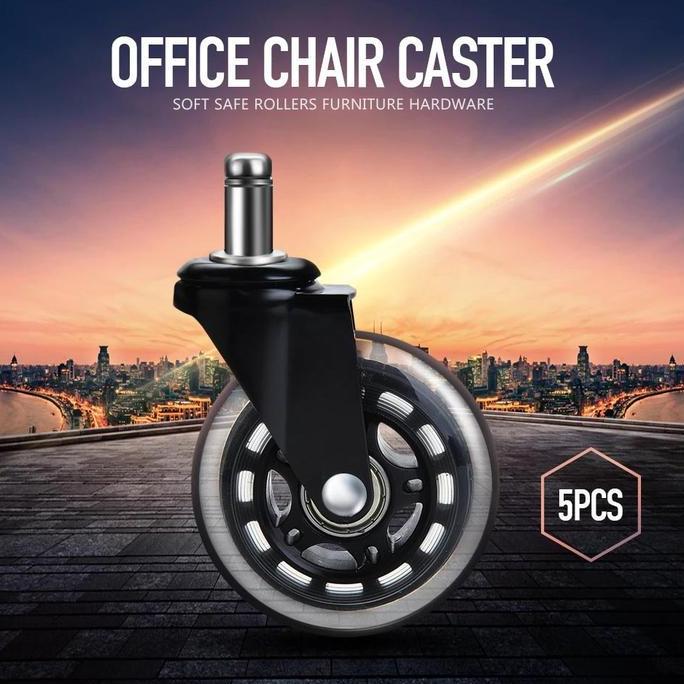 TWOVAN Castor / Roda Tancap Kursi Kantor/Roda Kursi Kantor Tancap/Roda Kursi