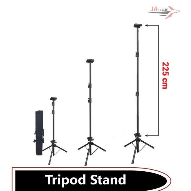 Licht- Tripod Banner / Tripod Stand Display / Tiang Barcode Peduli Lindungi