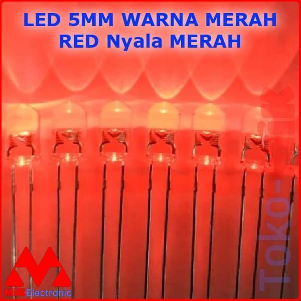 LED 5MM 5 MM WARNA MERAH / RED