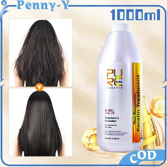 IND 12% Keratin Hair Treatment Smooting PURC Keratin Smoothing Treatment Brazilian 1000ml