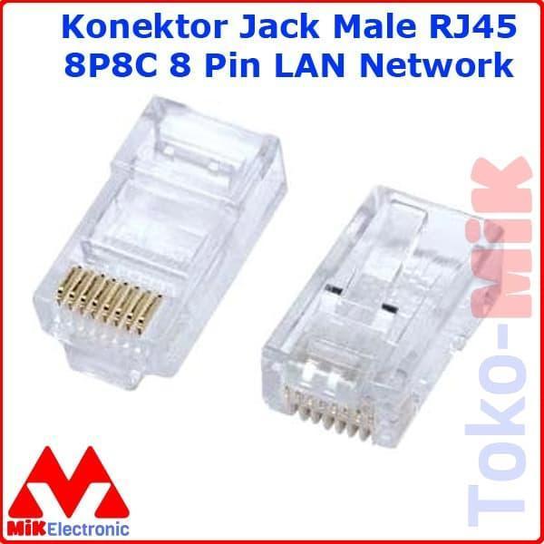 JACK RJ45 LAN MURAH - KONEKTOR NETWORK LAN GROSIR