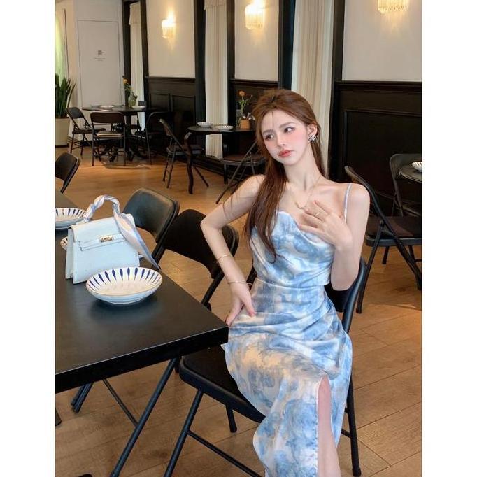 Kleid- 452 Elegant White Long  Summer Dress Big Size 4Xl Panjang Wanita Putih Dress Pantai Bunga Tro