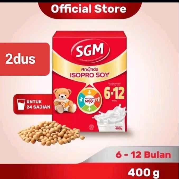 Xcxc- Sgm Soya 0-6 200Gr, Soya 6-12 400Gr, Soya 1+ 400Gr-700Gr Vanila & Madu Susu Formula ( 2Dus/ Bo