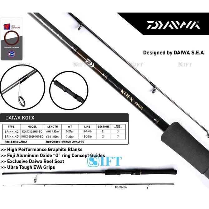 Promo Joran Daiwa Koi X | Fuji Guides | Galapung Mas Galatama Lele Bawal Ift