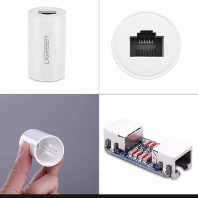 Ugreen Anti Petir Thunder Rj45 Ethernet Network Lan Connector Jaringan Hot 0426A