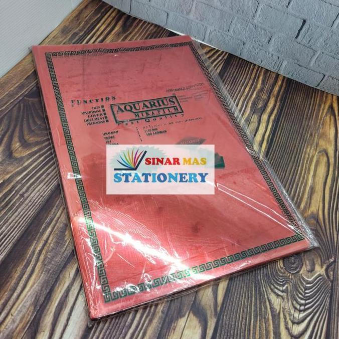 Packen- Plastik Jilid Mika Film 0.10 Mm Mica Warna Folio F4 King Aks Aquarius