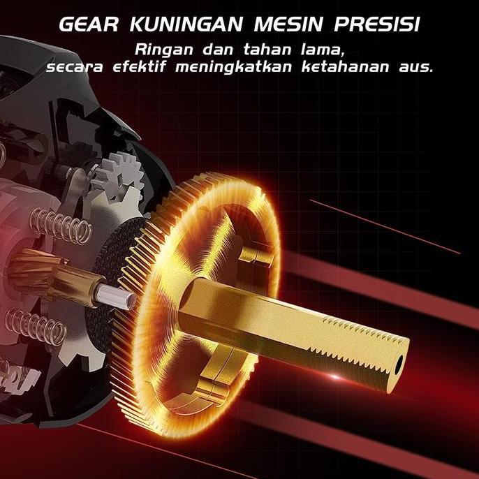 Sale Diperbarui BaruSeahunter X Kastking Brutus & Brutus Pro Reel Pancing Baitcasting Kiri/Kanan, Dr