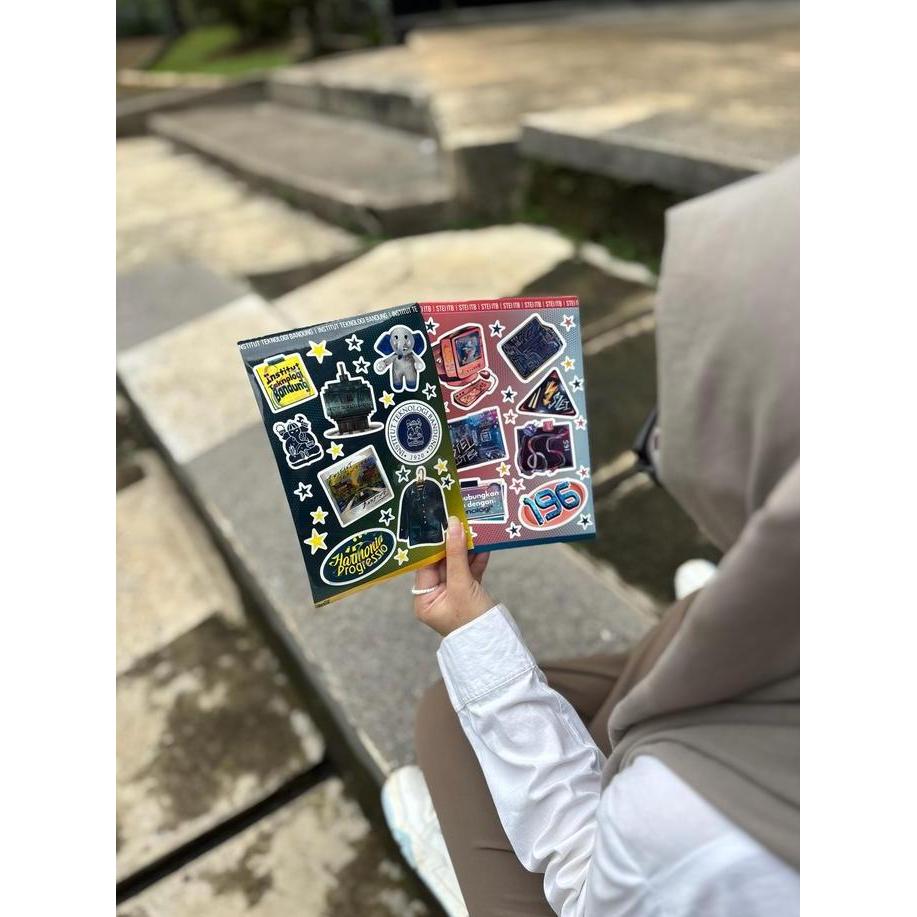 Packen- [New] Sticker Pack Itb - Stiker Institut Teknologi Bandung Kampus Sticker Laptop Ipad Buku C