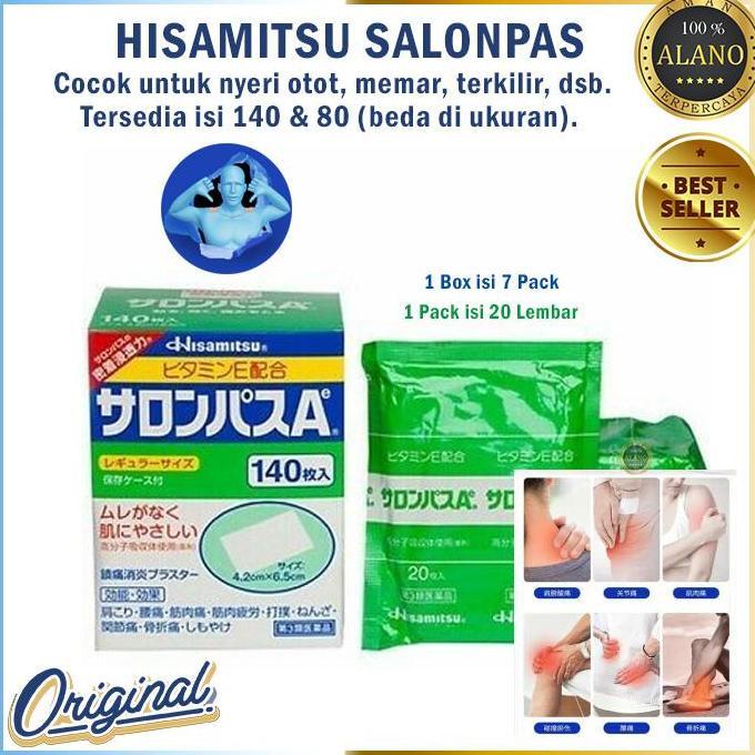 Knochen- Hisamitsu Salonpas Original Japan Koyo Jepang
