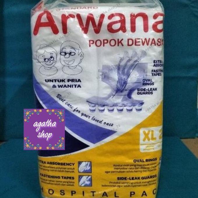 Medizin- Popok Dewasa Arwana Perekat Xl Isi 12 Pcs Pempers Dewasa Arwana Xl