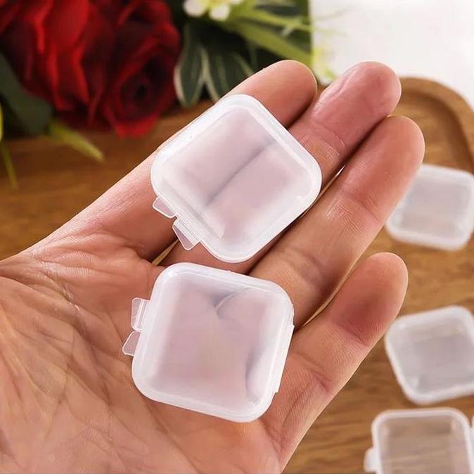 KOTAK PENYIMPANAN BOX PLASTIK MIKA MINI TEMPAT OBAT SERBAGUNA