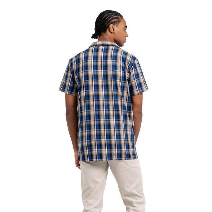 Vorgese- Ribsgold Kemeja Pria Tucason Lengan Pendek