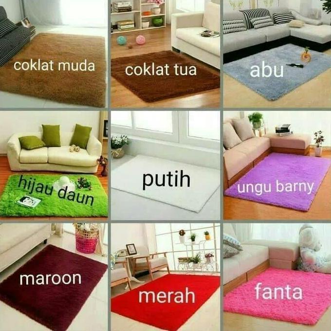 Flmy- Karpet Bulu Tebal 5Cm Uk160X100Cm (Promo) / Surpet Minimalis
