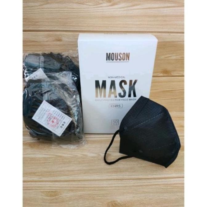 Medizin- Masker Kn95 Mouson Isi 50Pcs Original Mask Emboss Isi 50Pcs