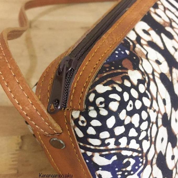 Batari Bag | Cod Tas Selempang Batik Dan Kulit Sapi Etnik Estetik KS