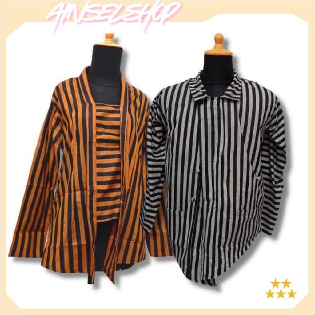 Surjan Kebaya Lurik Kutubaru Pria Wanita Bahan Premium Halus Alusan GBM Promo