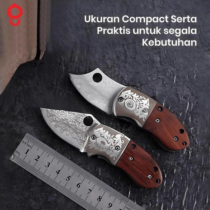 Ganghan Pisau Lipat | Browning Folding Pocket Knife with Clip Point