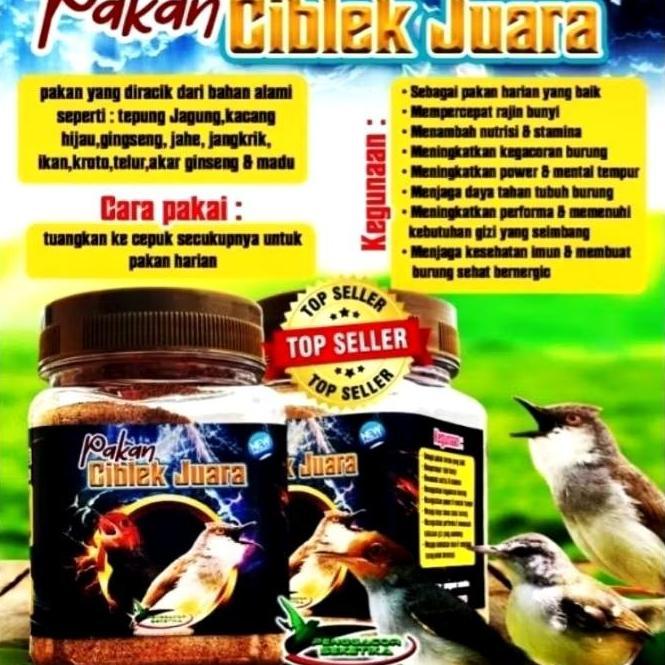 VOER CIBLEK JUARA PAKAN BURUNG CIBLEK VOER MAKANAN BURUNG