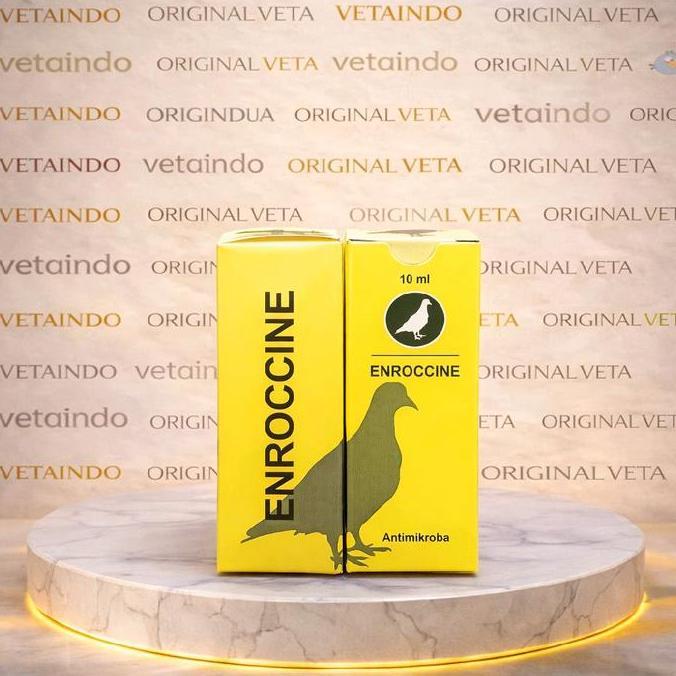 ENROCCINE VITAREST 10mL OBAT BURUNG DIARE BERAK HIJAU KAPUR ANTIMIKROBA