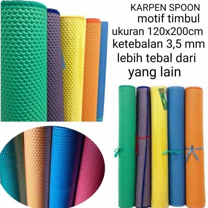 Flmy- Karpet Lantai Spons Tikar Spon Mercy 120X200 Karpet Bentol Tebal 3,5Mm
