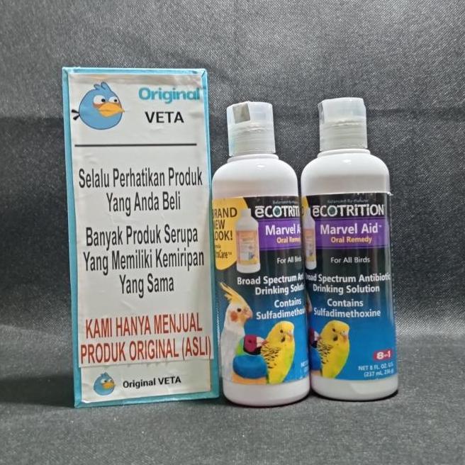 MARVEL AID 237 ML ORAL REMEDY VITAMIN SEMUA BURUNG SAKIT BULU RONTOK