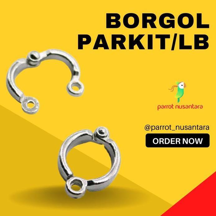 borgol kaki burung parkit dan lovebird