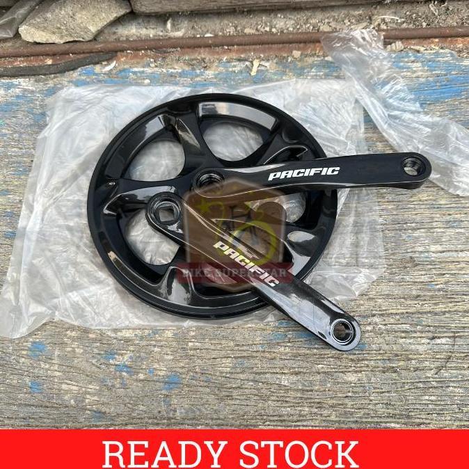 Crank Set Gir Sepeda 52T Pacific dengan Cover Lipat Fixie Minion Mini Velo