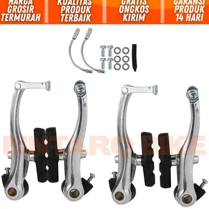 Rem Sepeda Vbrake Aluminium Alloy Chrome Like Tektro RX1 V-brake Sepeda Lipat MTB Minivelo Commuter 