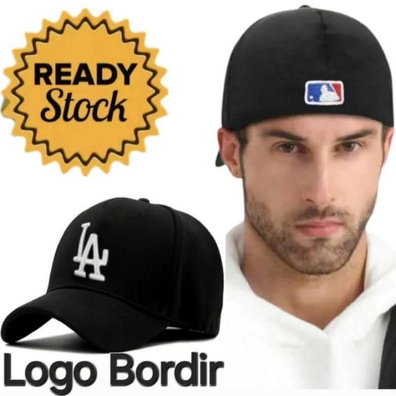 HARGA PROMO Topi Pria Built up Sttusy Logo Pin Bahan Flexibel Caps Baseball **