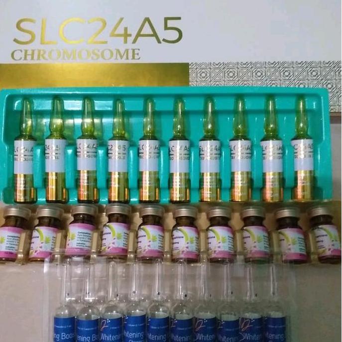 kromosom SLC24A5 chromosome gold 10ml perbox sudah free glutathione Mencerahkan