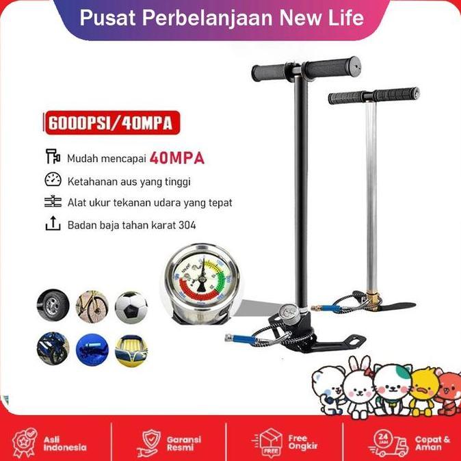HARGA SAHABAT - Pompa pcp barracuda 4 stage stainles steel manometer 6000psi / pompa pcp 6000psi pro