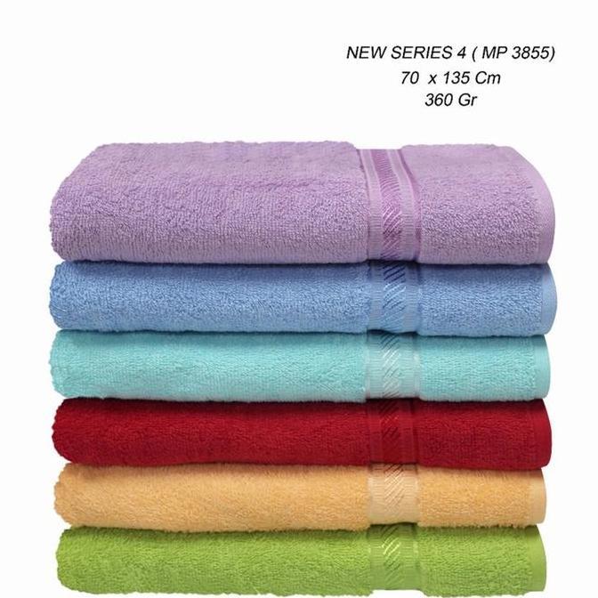Bagno- Grosir Handuk Merah Putih Besar 70 X 140 Terry Palmer - Handuk Dewasa