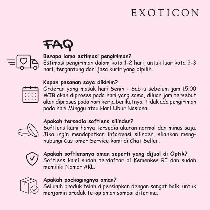 Occhio- Exoticon Softlens - Nami - Winter Eye Soflens Lensa Brown