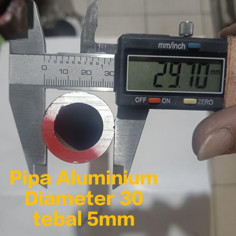 Pipa Aluminium od 30 x id 20 x 500