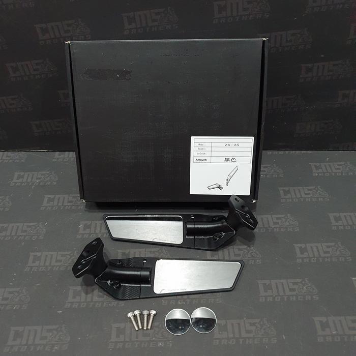 Spion Mirror Winglet Stealth Model Rizoma For Zx25 Ninja 250 Fi New Original Dan Terpercaya