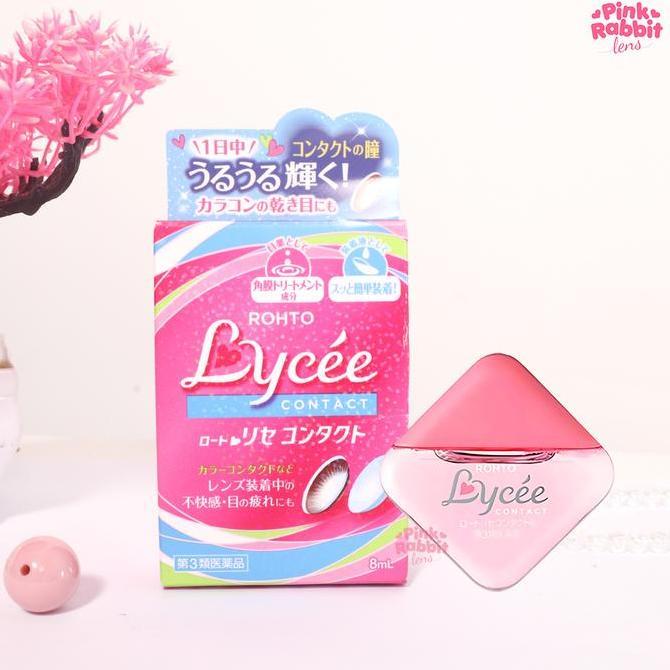 Occhio- Pink Rabbit Lens - Rohto Lycee Contact Eyedrops Tetes Mata Softlens 8 Ml