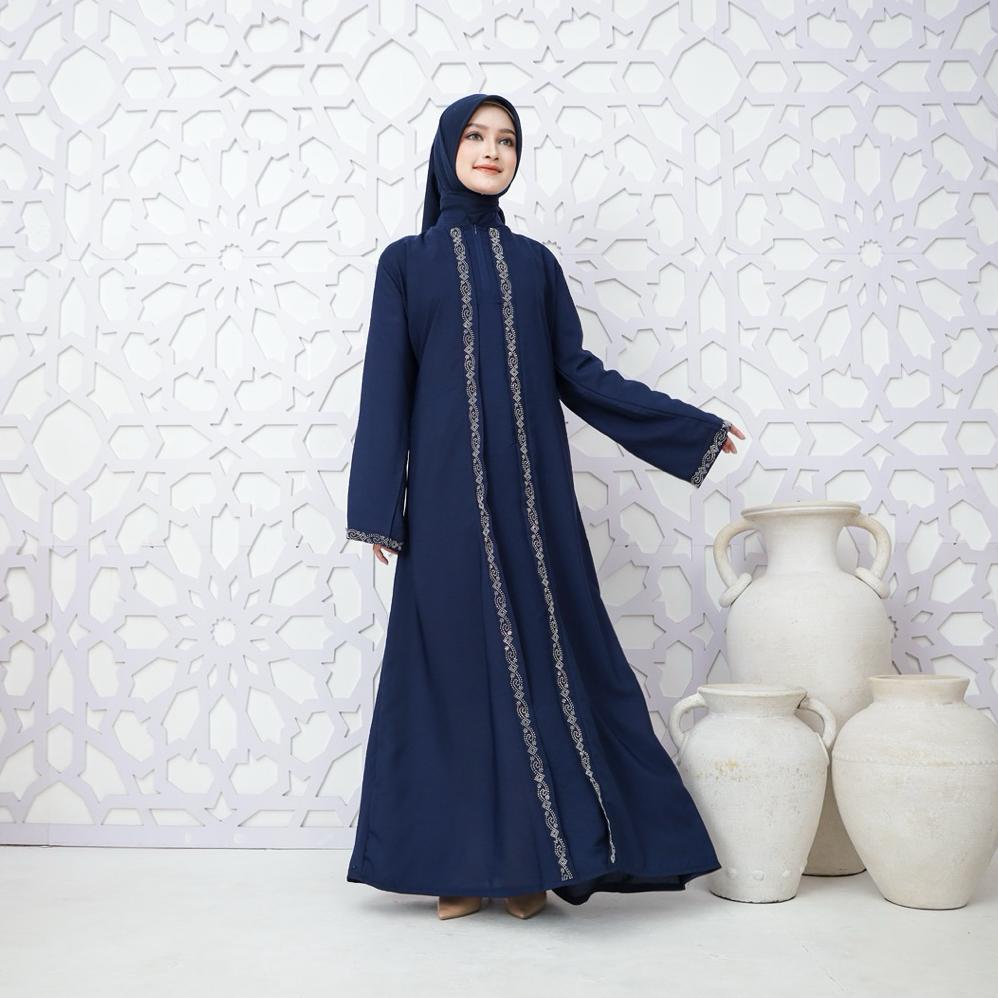 NEW ARRIVAL RZY.ID-Abaya Nazwa// Gamis Terbaru 2026// Resleting Depan Busui Frendly