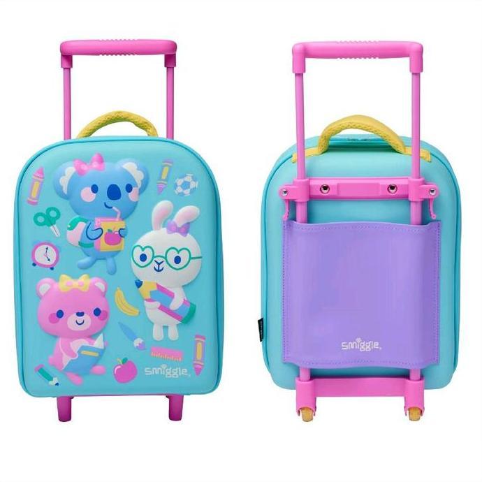 Tas Trolley Anak Smiggle Ready Set Go Teeny Tiny Series Original Travel Bag Koper Kids Girls Perempu