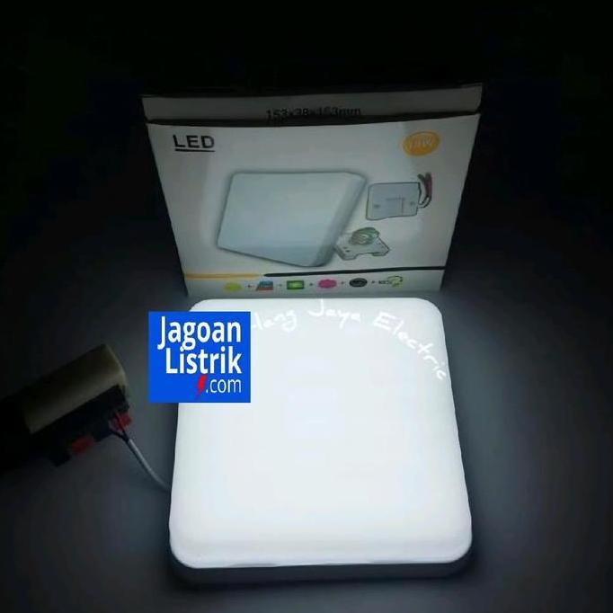 Lampu Baret Kotak 18W Downlight Led Kotak Lampu Plafon Segi Outbow Putih Set