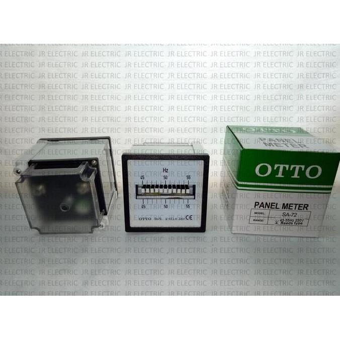 Lansung- Otto Panel Meter / Frequency Meter Hz Jarum Getar 50Hz Sa-72 45-55Hz
