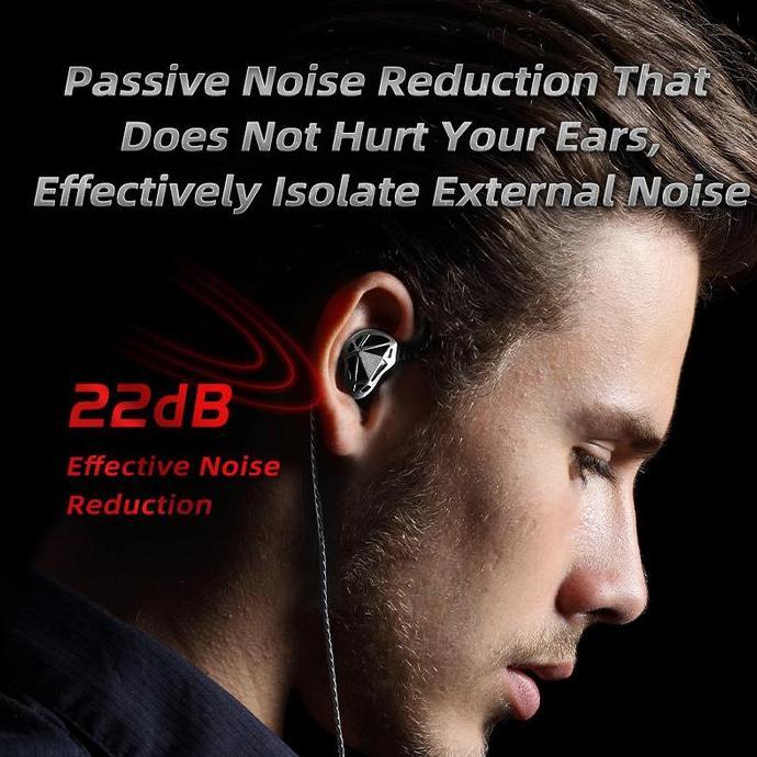 Rwd- Qkz Ak7 Hifi Headset Headphone Gaming Heavy Bass With Mic