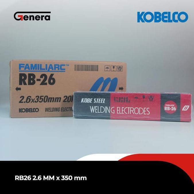 TERMURAH - Kawat Las KOBE RB26 2.6mm 5KG / RB26 2.6 MM KOBE