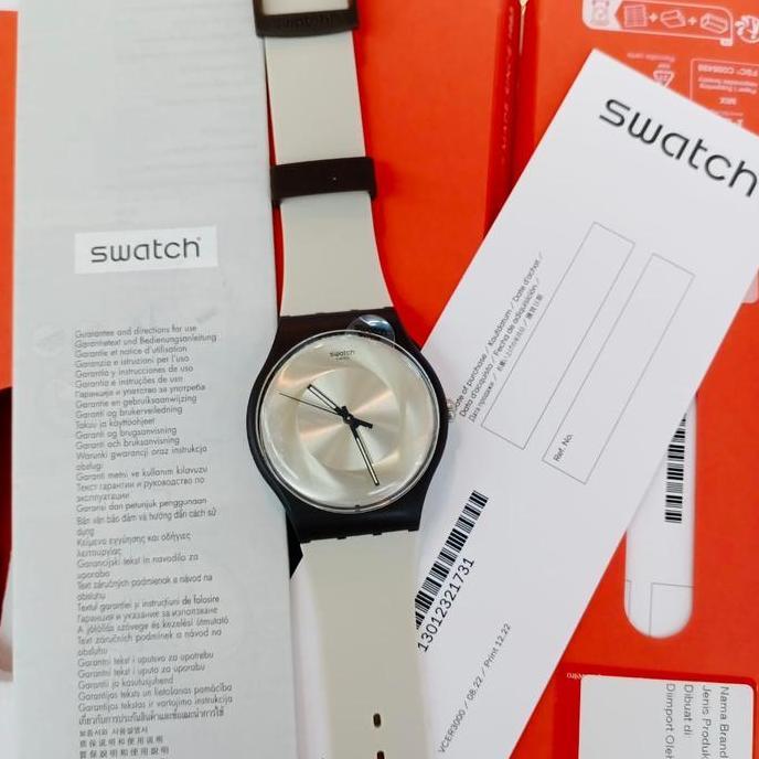 Swatch Analog Jam Tangan Pria Strap Karet SUOC104 AVENIDA Original